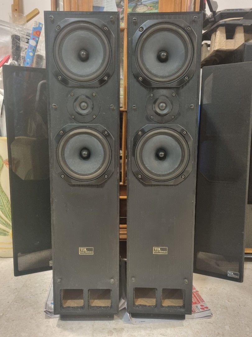 TDL Electronics Studio Transmission Line Speakers Used 44 OFF