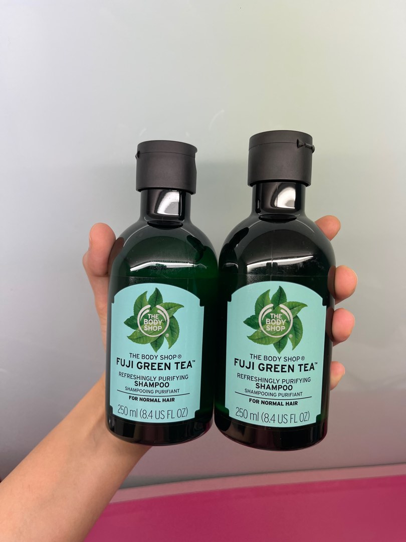 the body shop green tea shampoo, Beauty & Personal Care, Hair on Carousell
