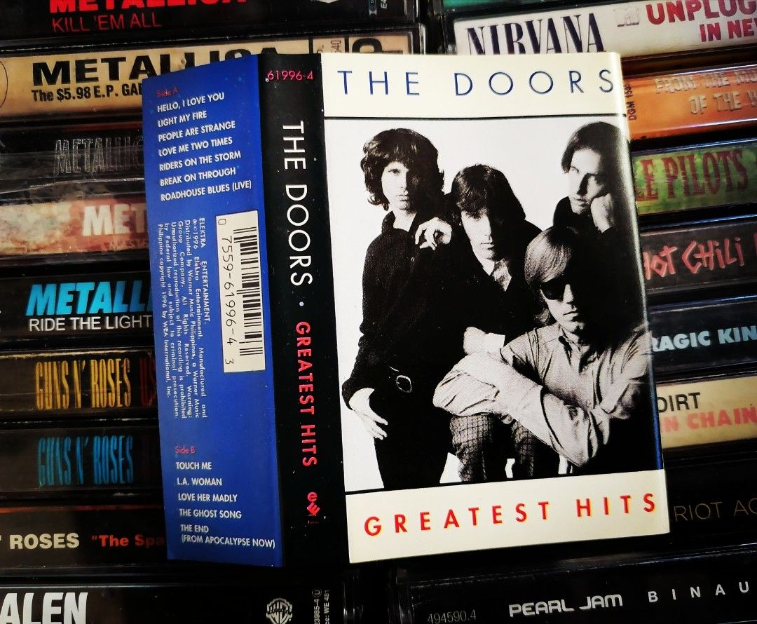 The Doors Greatest Hits Original Cassette Tapes Vintage Cassettes Tape