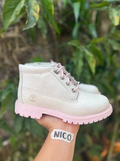 Timberland Nellie Chuka Boots  “White Valentine”🤍 (6 Womens)