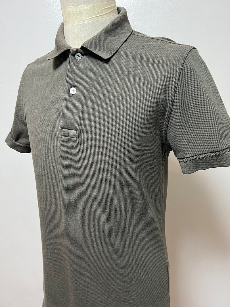 Tom Ford cotton piqué polo, Luxury, Apparel on Carousell