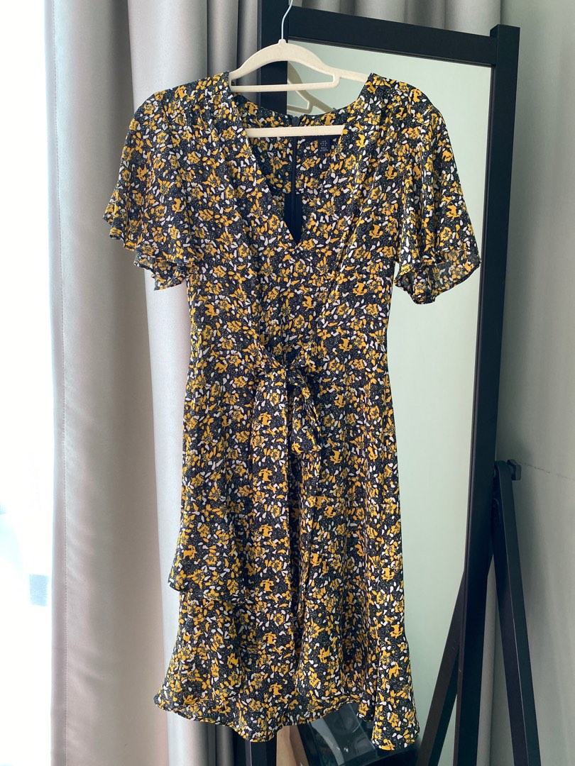 Topshop Floral Boho Dress