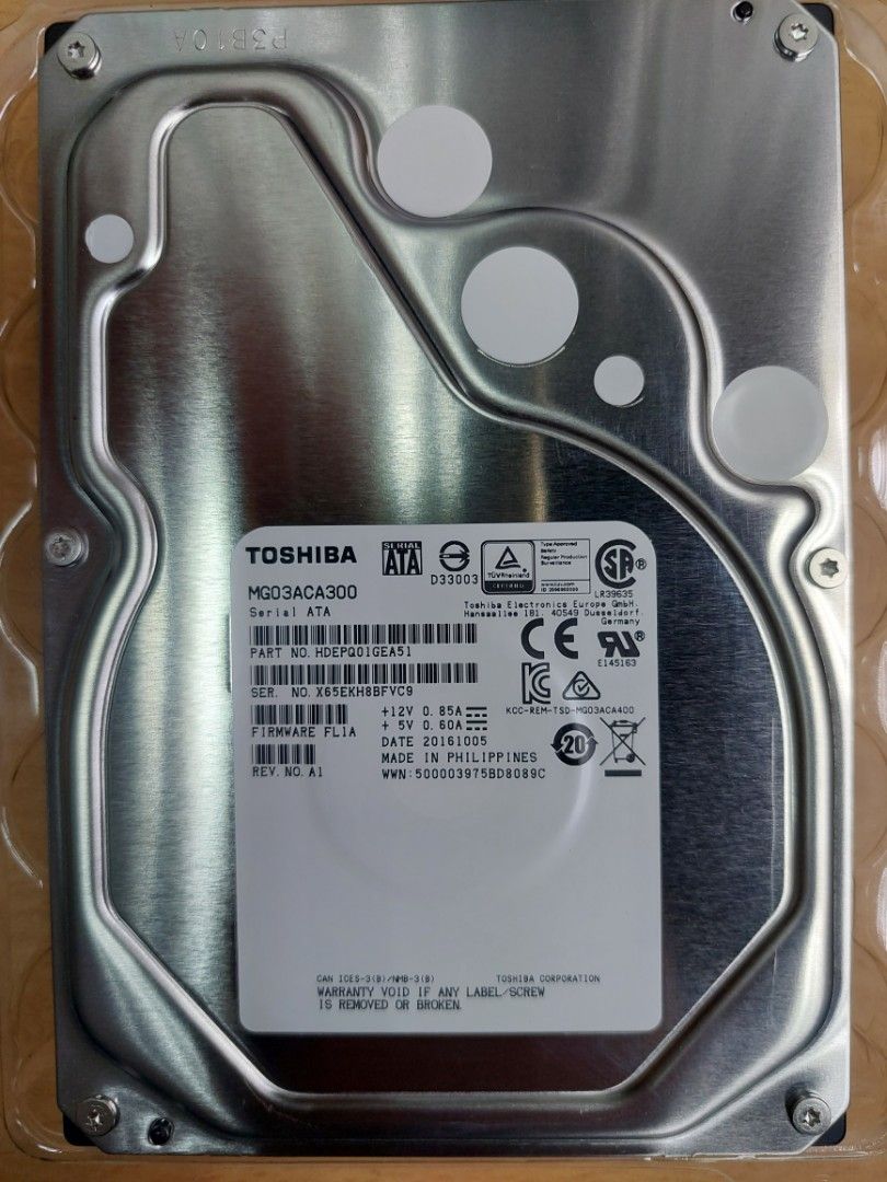 MG03ACA300 3TB SATA600 7200 TOSHIBA3.5HDDエンタープライズ-