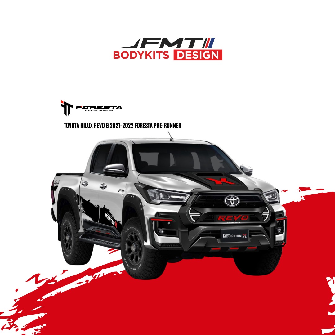 Toyota Hilux Revo G 20212022 Foresta PreRunner Body Kit, Car Parts