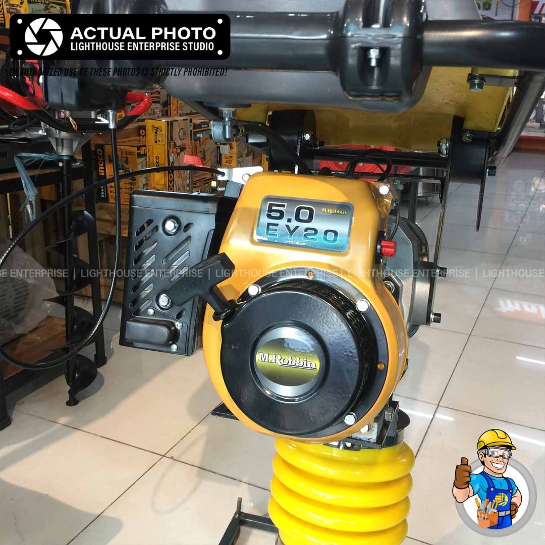 TOYOYAMA Tamping Rammer with Robin Engine EY20 5HP, Engine Cover ...