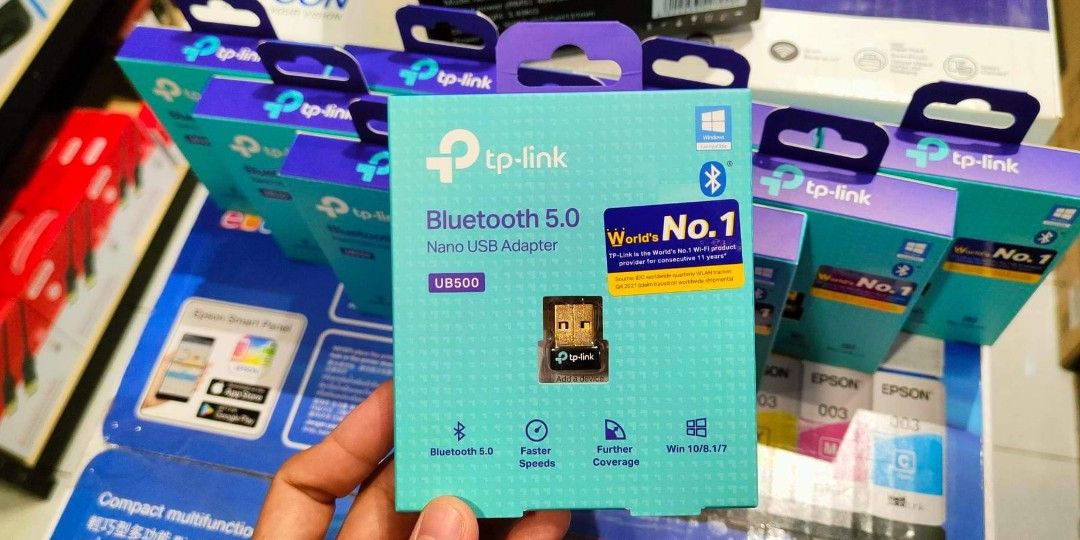 TP-Link UB500 Nano USB Bluetooth 5.0 Adapter | Bluetooth Receiver (Category: Networking) located in Makati City. Submitted by techubstoreandaccessories (Listing ID 1215835552, Image 1). Description: TP-Link UB500 Bluetooth 5.3 Nano USB Adapter | Bluetooth Dongle Ready for Pick Up / Delivery ‼️ 📌 DETAILS: ✅Actual Picture Posted. ✅BRAND NEW & ORIGINAL. ✅7 Days Replacement for Factory Defects and 1year Warranty. (Terms and conditions apply) -------