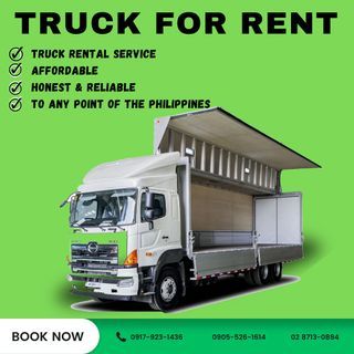 Truck Rental and Affordable Price Rates To Any point of the Philippines. Call Us Now!!