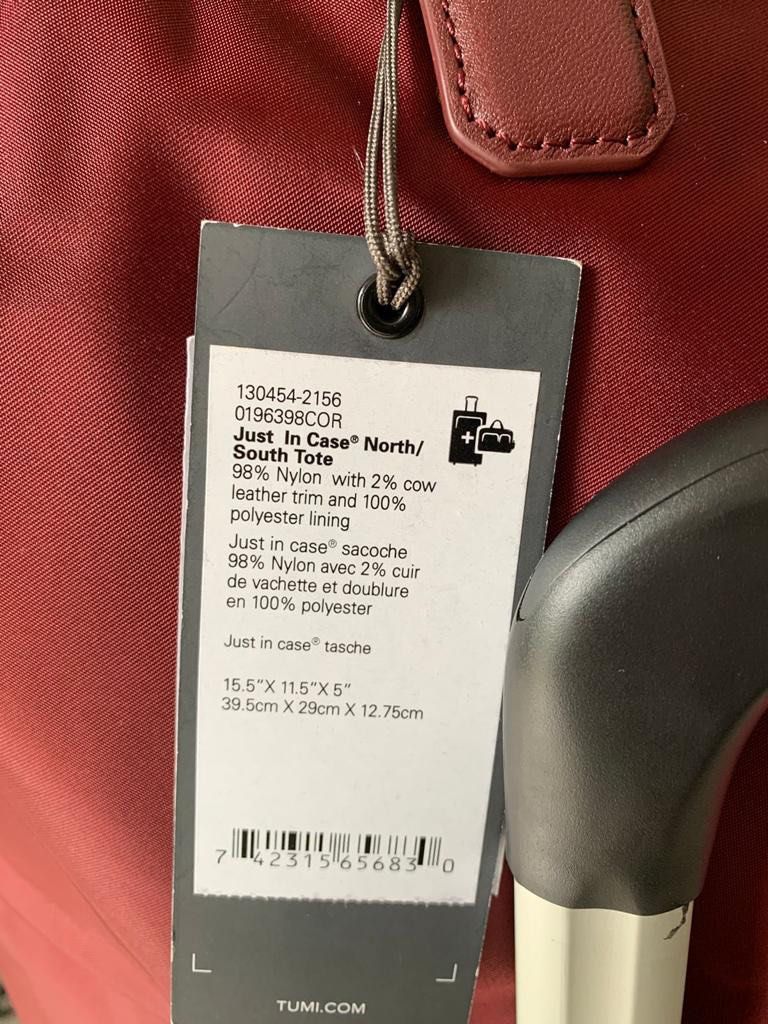 Tumi just in best sale case north south tote