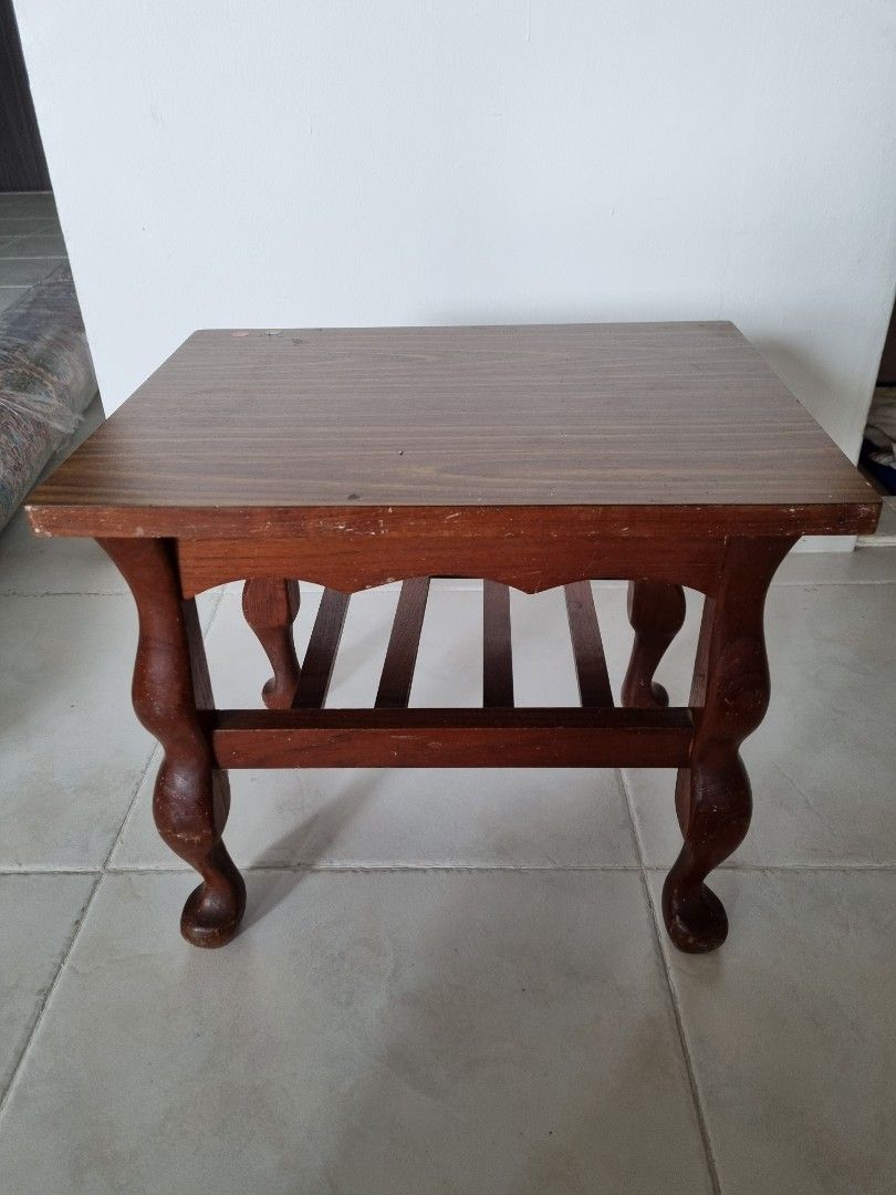 Used solid wood bedside table, Furniture & Home Living, Furniture