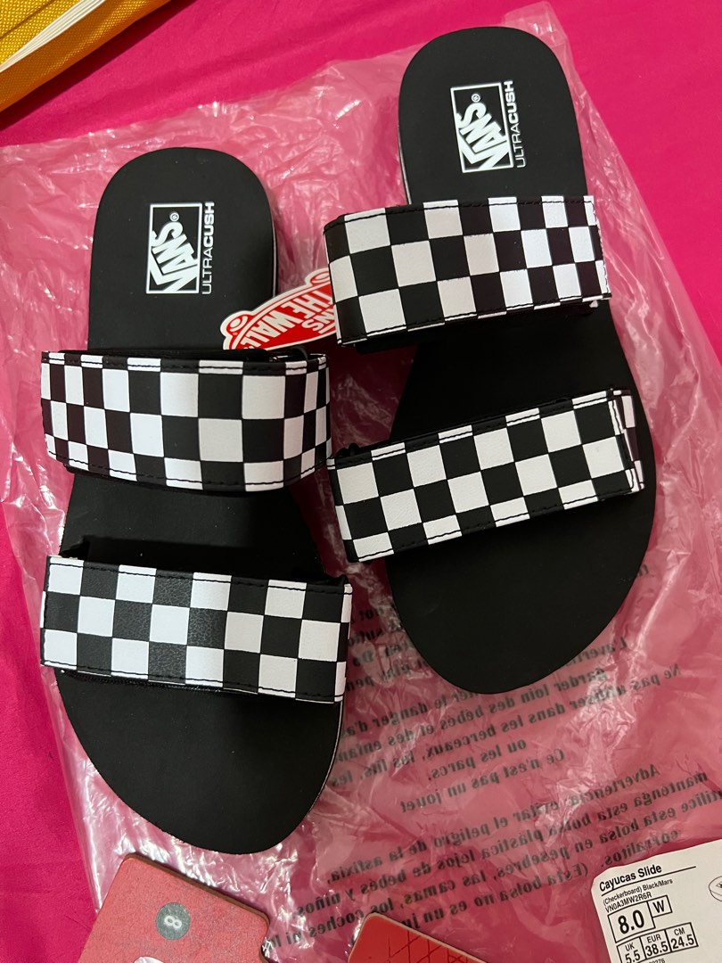 Checkerboard vans cayucas online slide