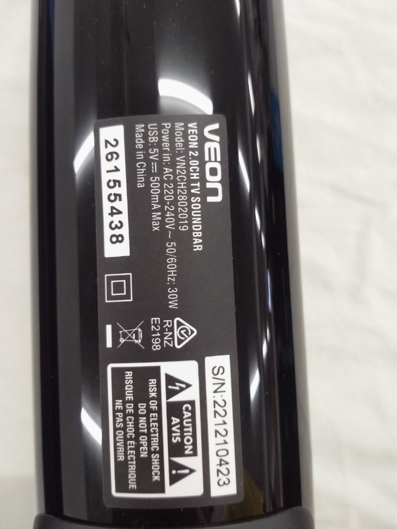 Veon bluetooth 2 channel soundbar sale