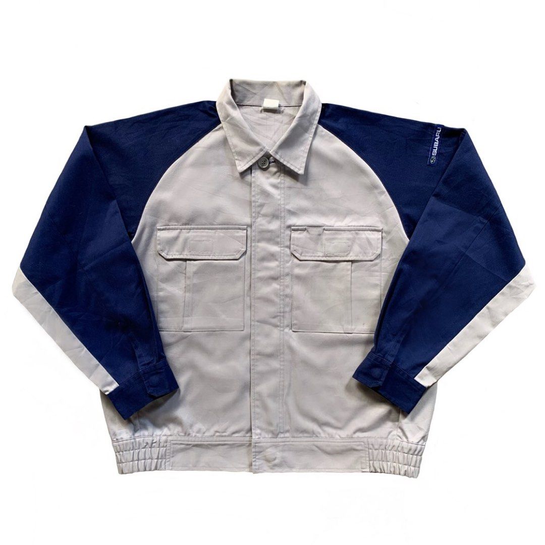 Vintage 90 s Subaru Workwear Jacket Full zipper Workwear Jacket Racing Jacket Workwear Jacket