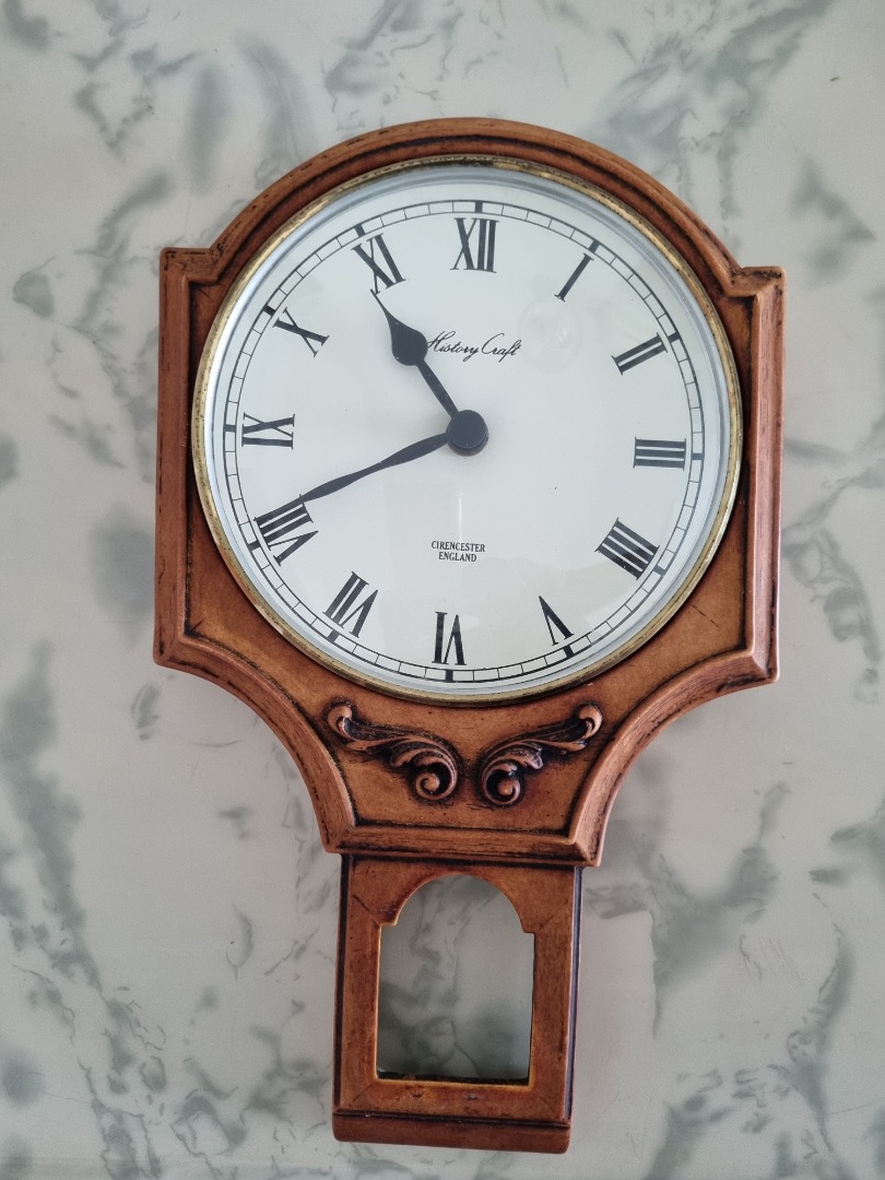 Vintage antique wall clock, Hobbies & Toys, Memorabilia & Collectibles ...
