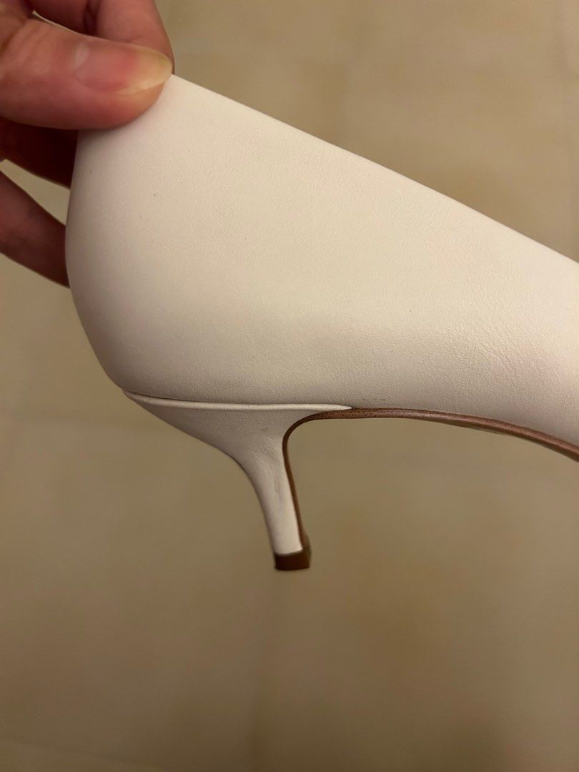 ALDO White heels, Women's Fashion, Footwear, Heels on Carousell