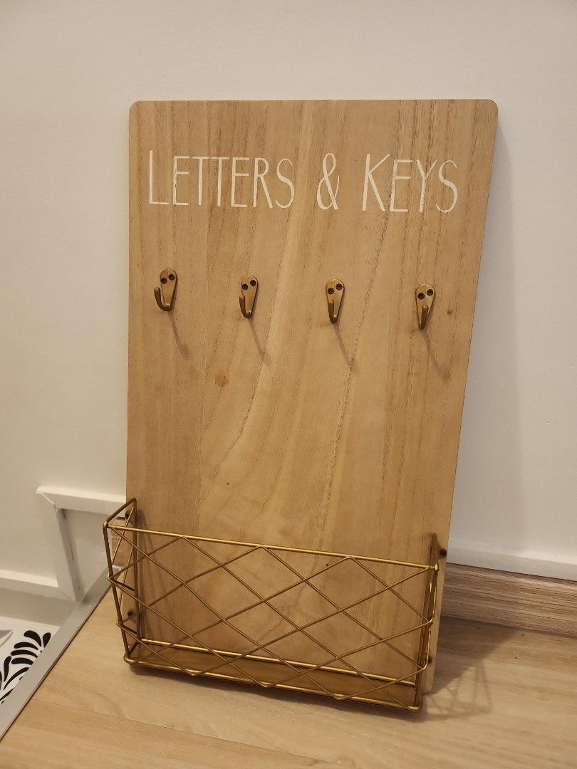 Letters and hotsell keys holder