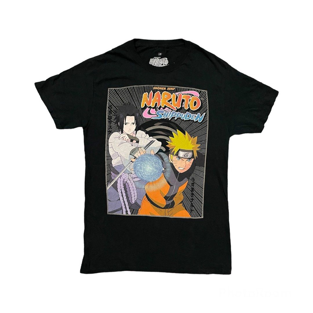 Y2K Naruto Shippuden x Sasuke Shonen Jump Tshirts, Men's Fashion, Tops ...