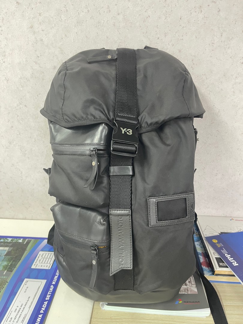 Y3 yohji yamamoto adidas backpack, Fesyen Pria, Tas u0026 Dompet , Ransel di  Carousell