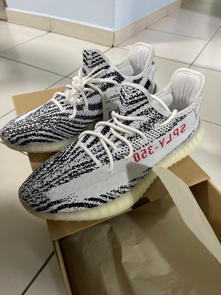 Adidas yeezy outlet zebra 44