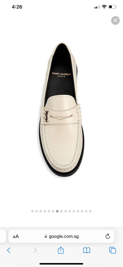 SL YVES LOGO SLIP ON BLACK CANVAS