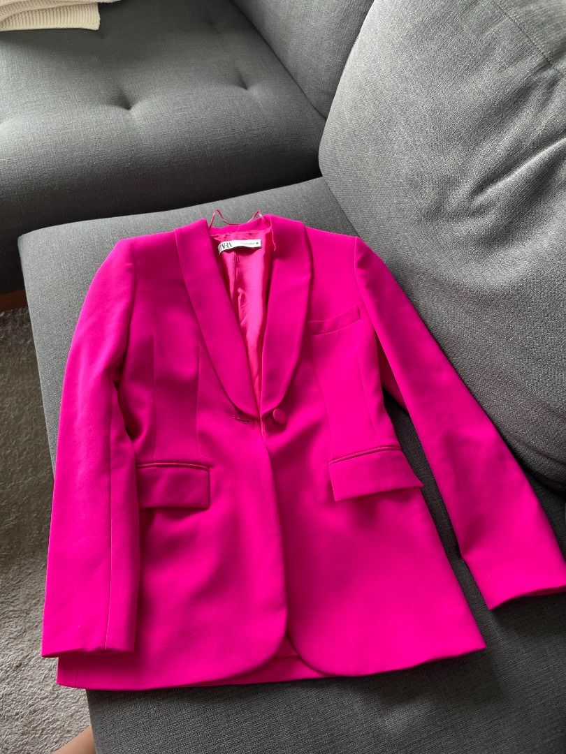 Fuchsia best sale blazer zara