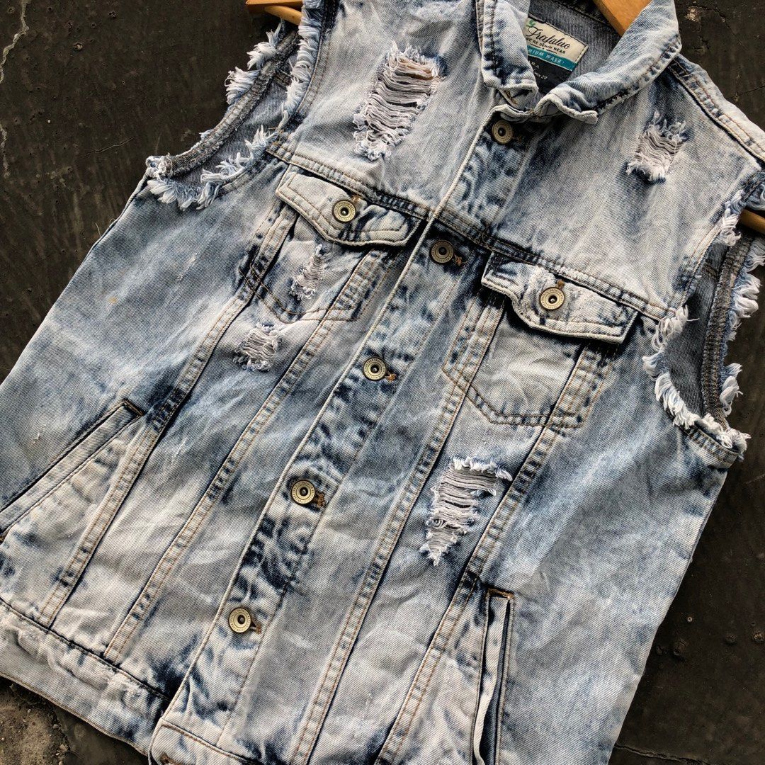 Zara jeans vest clearance