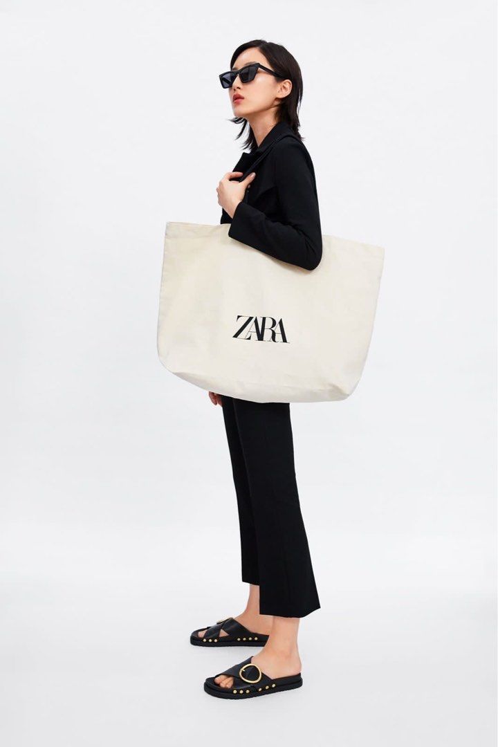 Zara Totebag shopeer, Fesyen Wanita, Tas Dompet di Carousell