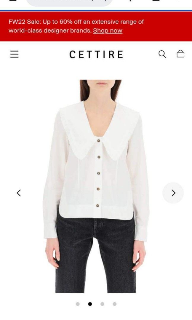 Farfetch ganni sale clearance