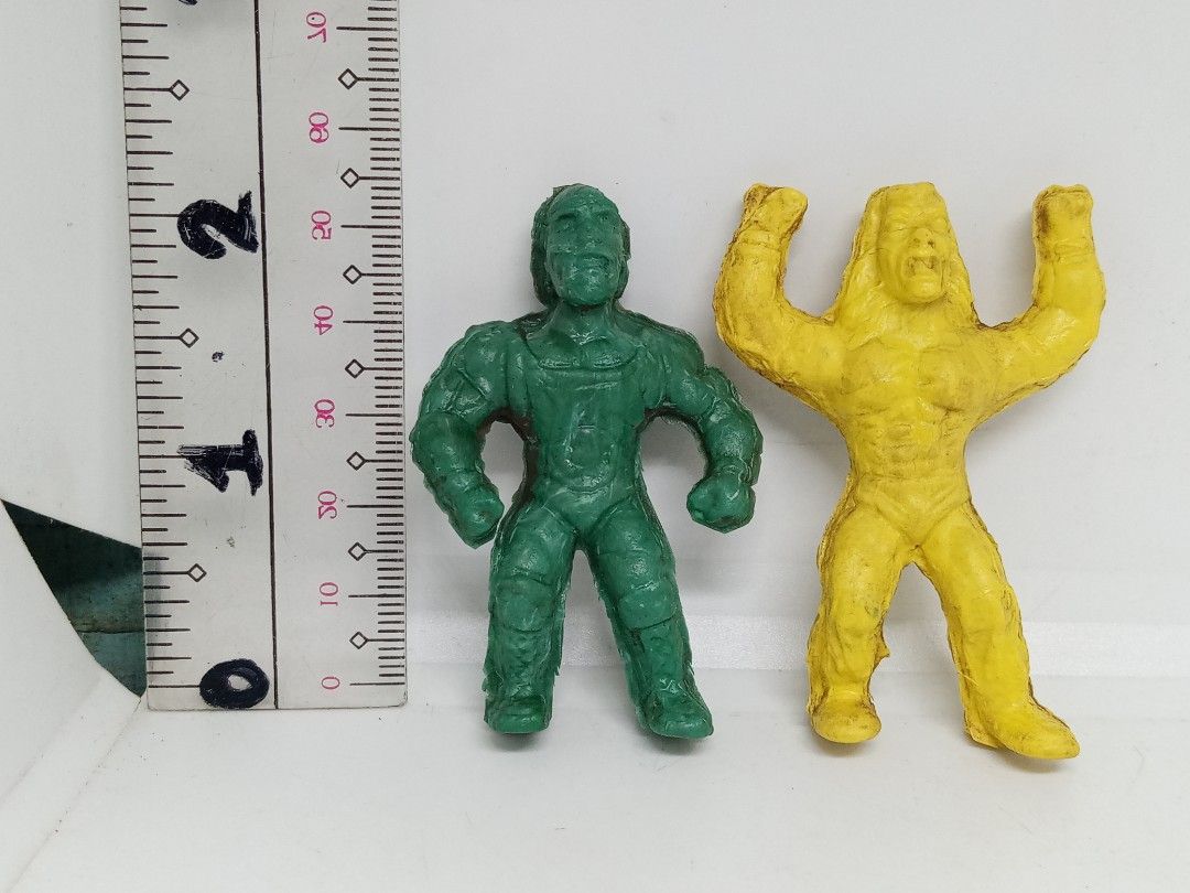 1990s Hulk Hogan & Ultimate Warrior Tanching (Category: Vintage Collectibles) located in San Pablo. Submitted by fredambion (Listing ID 1215938036, Image 2). Description: *What You See Is What You Get *1990s Hulk Hogan & Ultimate Warrior Tanching *Both For Only 100 / 2pcs *Hard Rubber *Check Pictures *Payment via Gcash or Palawan Express *Shipping via JRS Express Door to Door or LBC Cop Branch Pick Up *Meet up San Pablo City Laguna.
