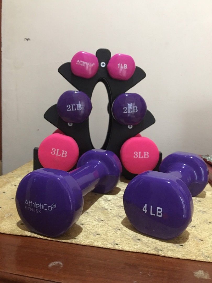 1lb to 4lb Dumbbells with 3 Tier Rack Sports Equipment Exercise
