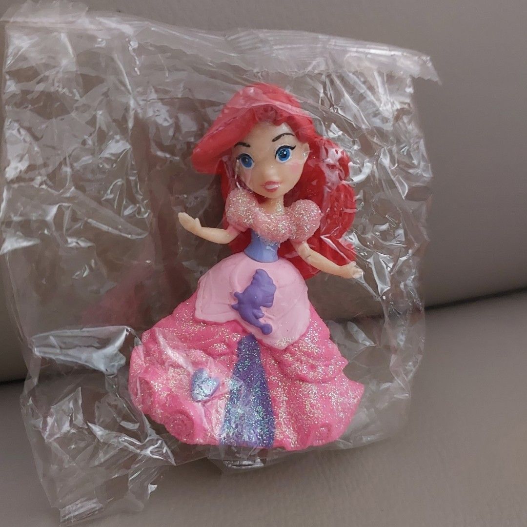 3pc Disney princess Figurines Birthday Cake Topper Decoration Toy snow