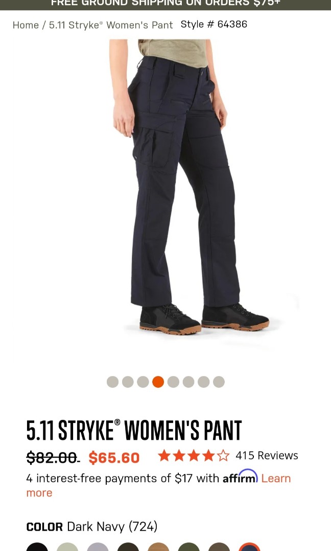 5.11 TACTICAL SERIES STRYKE WOMEN'S PANT 64386-724, Women's Fashion,  Bottoms, Other Bottoms on Carousell