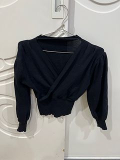針織黑上衣
