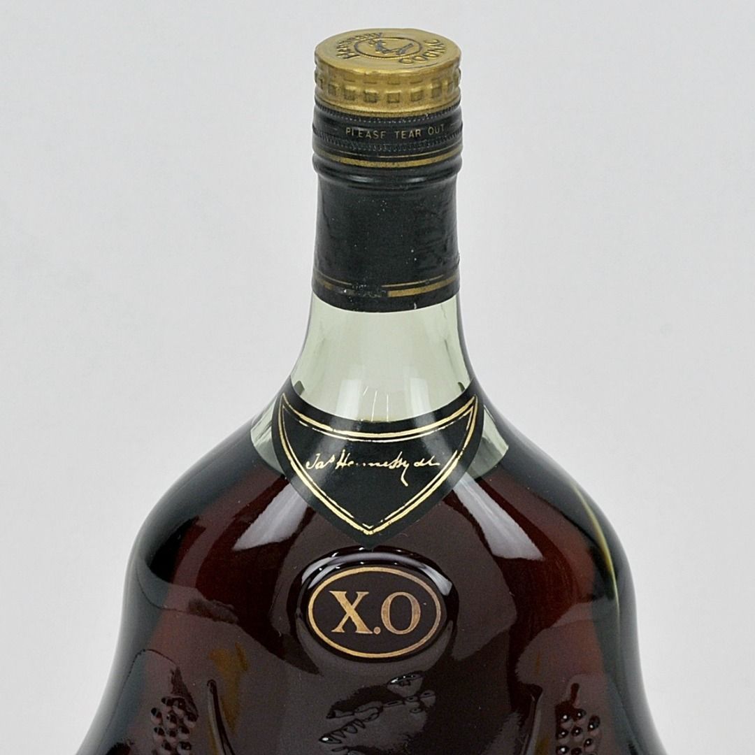 未開栓珍藏品軒尼詩XO cognac 干邑白蘭地老綠瓶金蓋, 嘢食& 嘢飲, 酒精