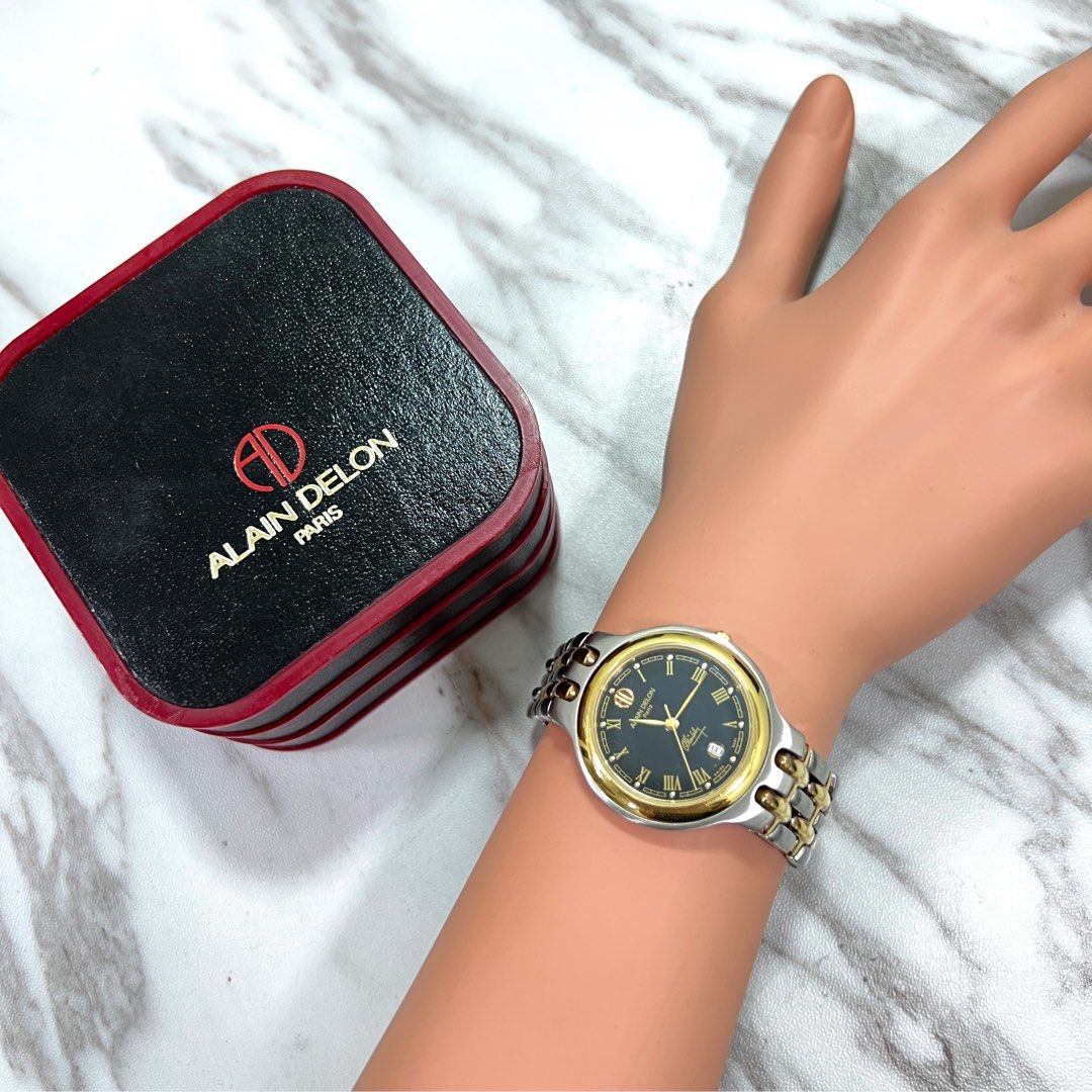 Authentic Alain Delon Paris Elegant Design Women Stainless Steel Watch 30M Water Resistant Women s Fashion Watches Accessories Watches on Carousell