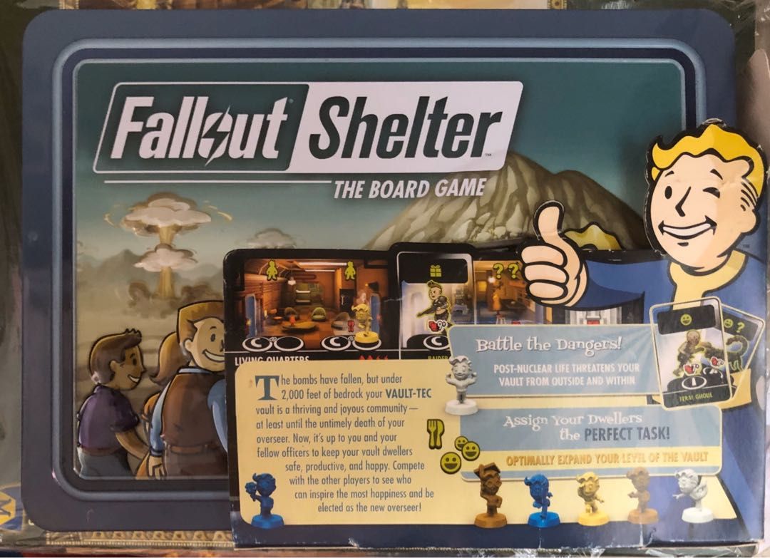 英文正版) Fallout Shelter: The Board Game, 興趣及遊戲, 玩具& 遊戲