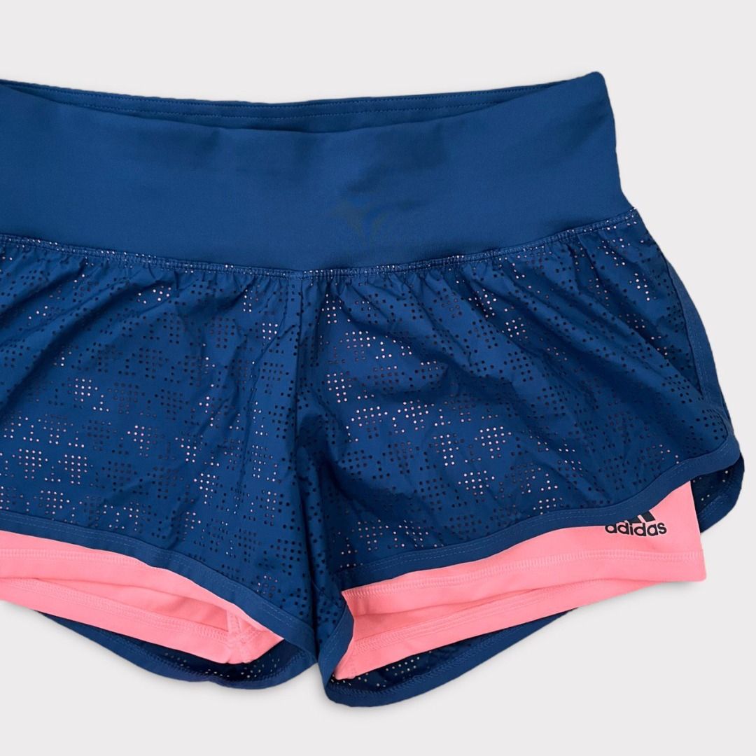 Adidas climalite navy shorts sale