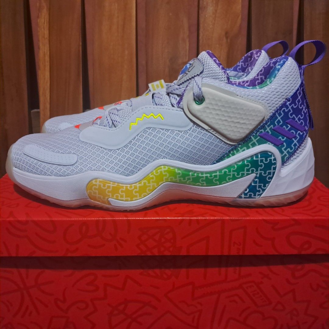 Adidas D.O.N. Issue 3 Men's Basketball Shoes Grey on Carousell