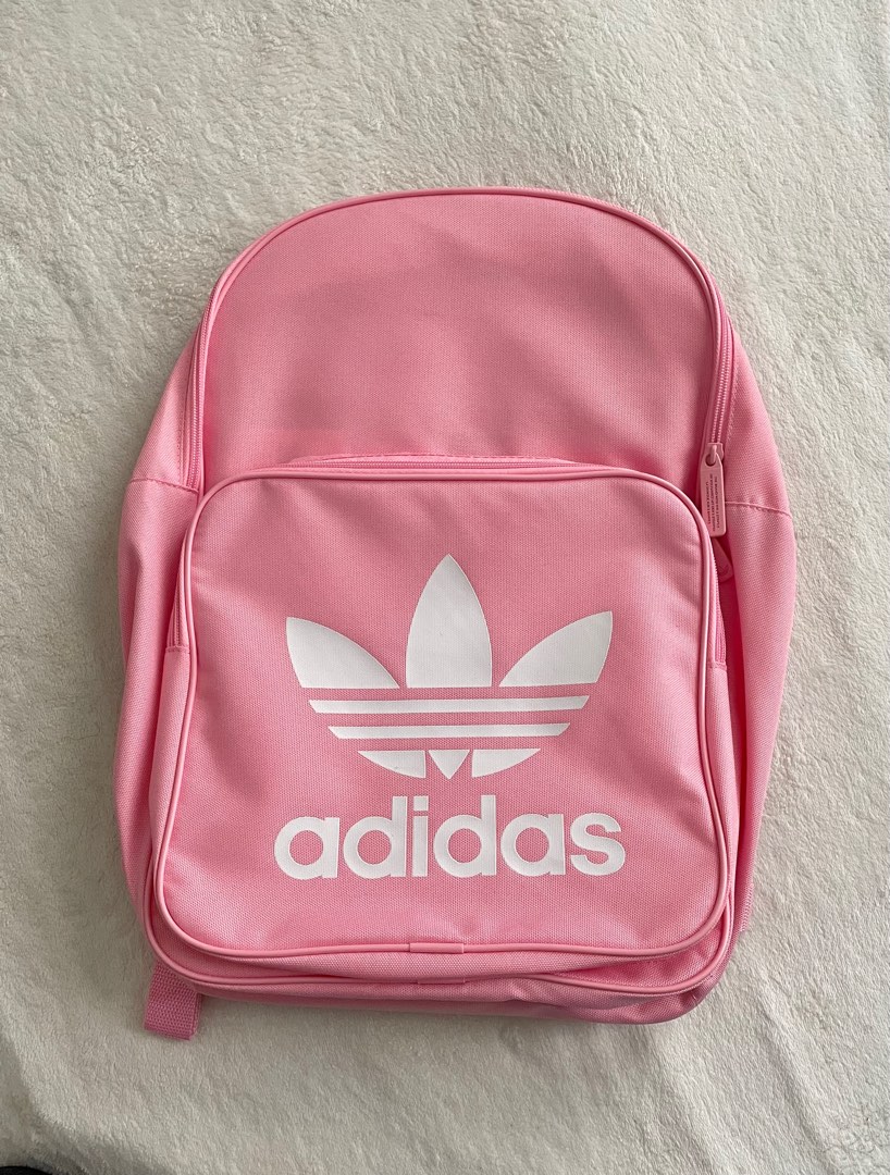 Adidas pink trefoil backpack 2025