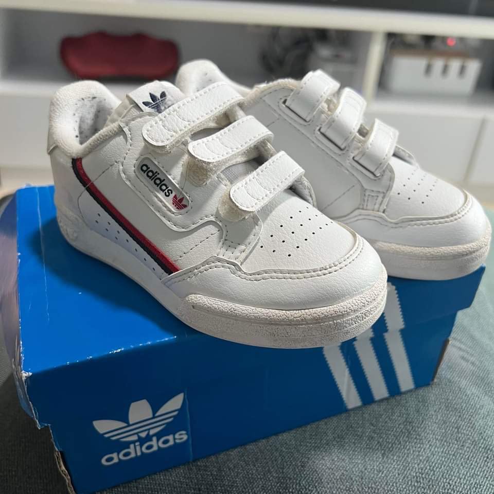 Adidas white Continental Shoes for kids Babies Kids Babies