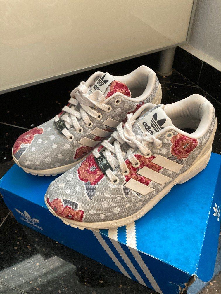 Adidas zx flux red womens shop