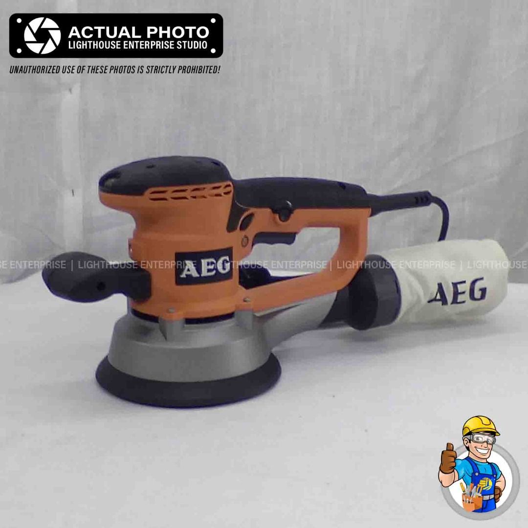 AEG 440W 6" 150mm Random Orbital Sander (EX 150 ES) *LIGHTHOUSE