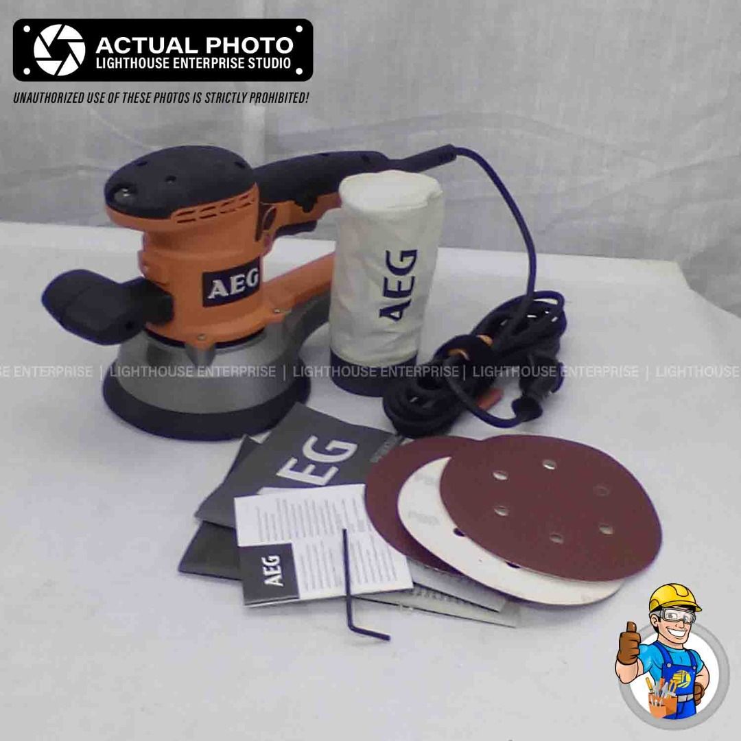 AEG 440W 6" 150mm Random Orbital Sander (EX 150 ES) *LIGHTHOUSE