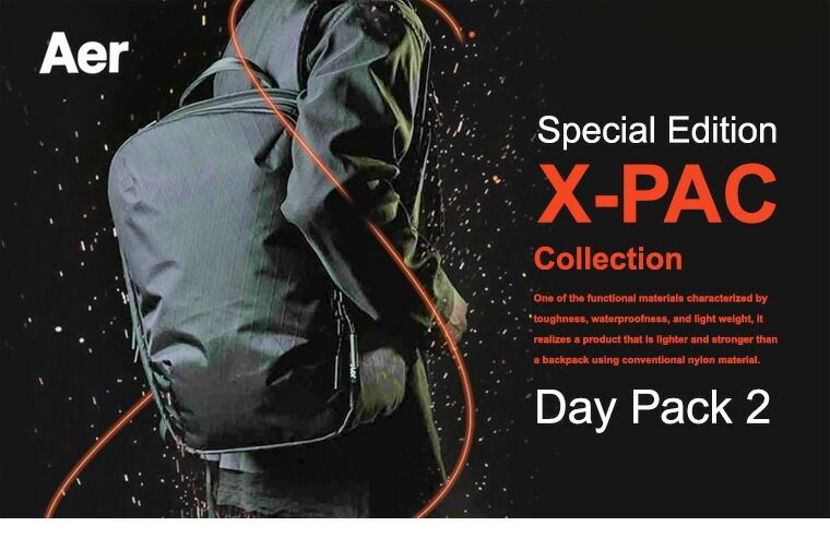 Aer - X-Pac Collection Day Pack v2 14.8L - Black, 男裝, 袋, 背包