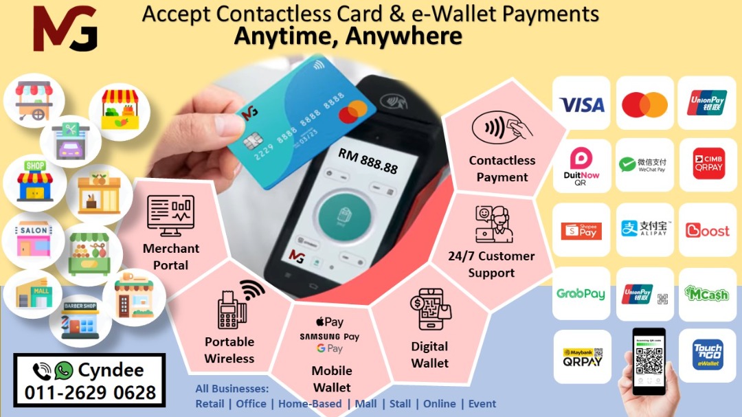 AllInOne Credit Card, Debit Card & eWallets Wireless Merchant
