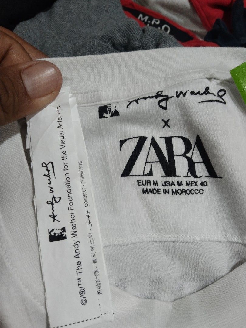 Andy Warhol beethoven x zara long sleeve Men s Fashion Tops