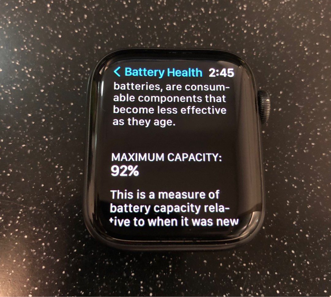 Apple watch sr4 44mm パッテリ92% - 腕時計(デジタル)