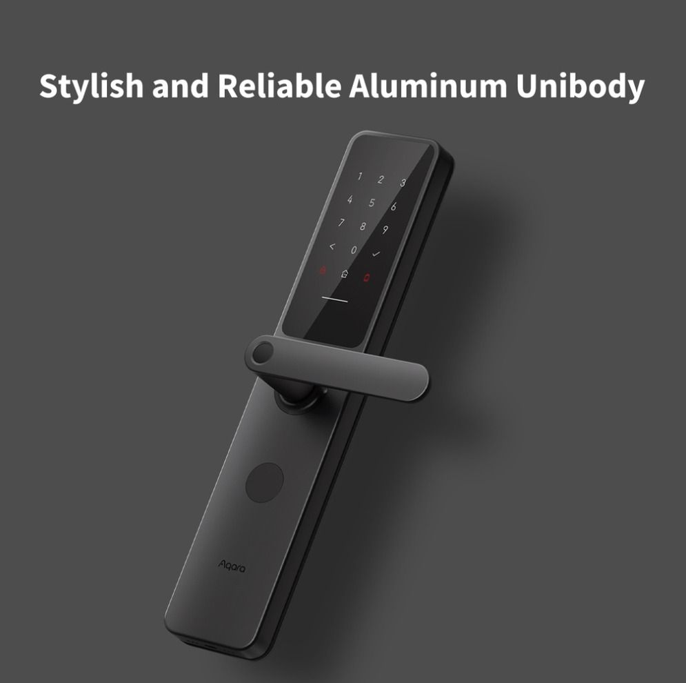 Aqara A100 Smart Door Lock, Compatible with Apple HomeKit, Apple Key