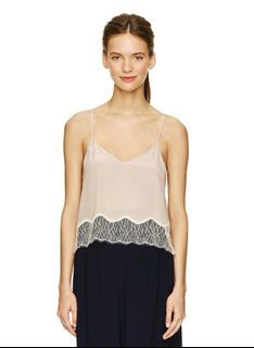 Aritzia lace cami tank