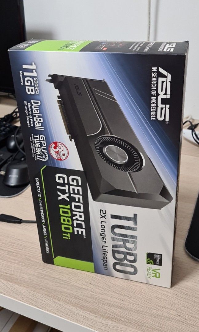 Asus nvidia geforce gtx 1080 ti turbo 11gb gddr5x outlet