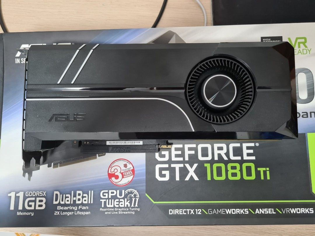 Asus nvidia geforce gtx 1080 ti turbo 11gb gddr5x hotsell